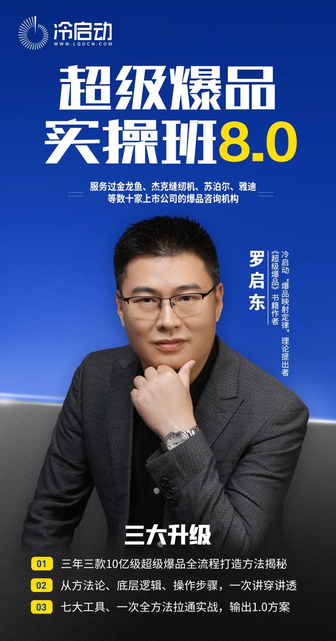 2025年11月25-27日|广州站冷启动《超级爆品实操班8.0》_罗启东