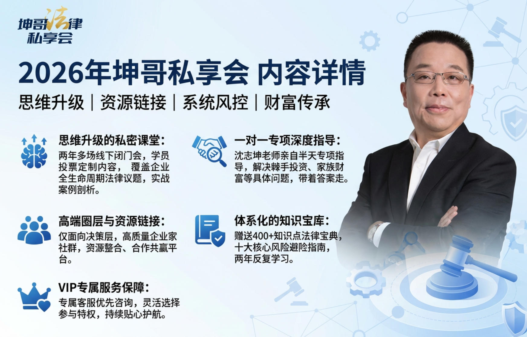 2026年坤哥私享会内容详情