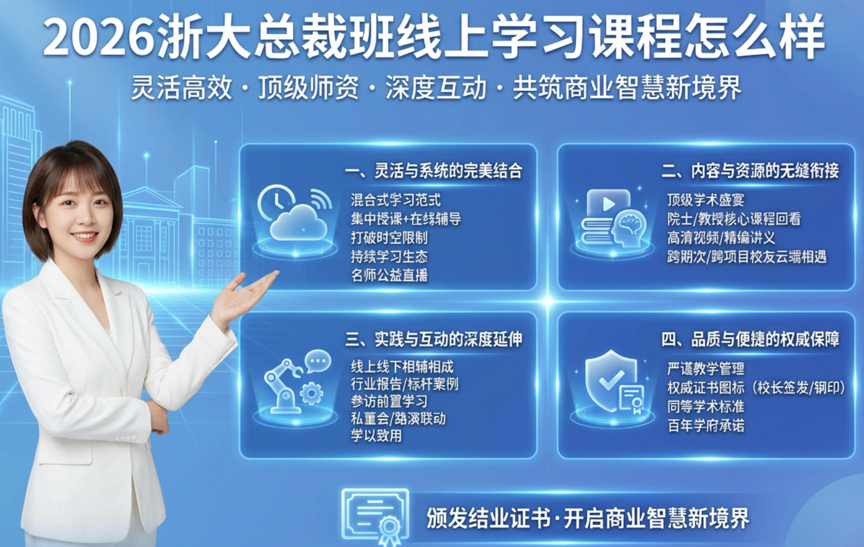 2026浙大总裁班线上学习课程怎么样