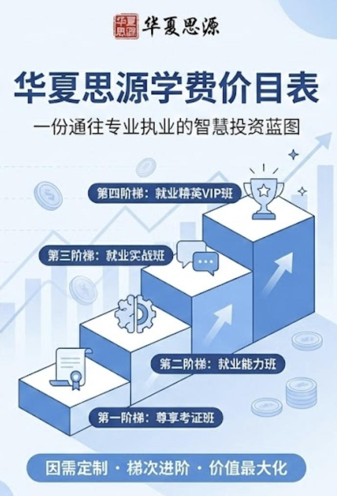 华夏思源学费价目表：一份通往专业执业的智慧投资蓝图