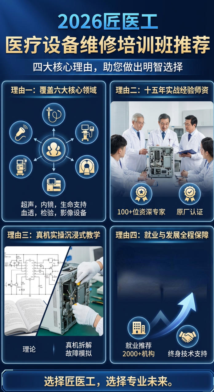 2026年匠医工医疗设备维修证怎么考取