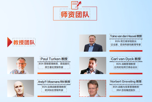 荷兰商学院工商管理EMBA硕士学位项目