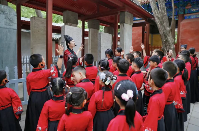 孔庙国子监集贤学堂太学小咖说小讲解员寒假营