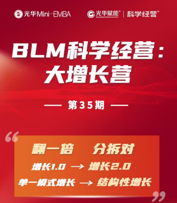 方永飞-BLM科学经营:大增长营