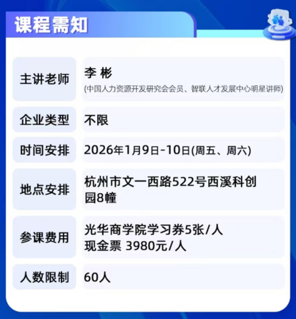 李彬-问题解决与组织绩效改进工作坊