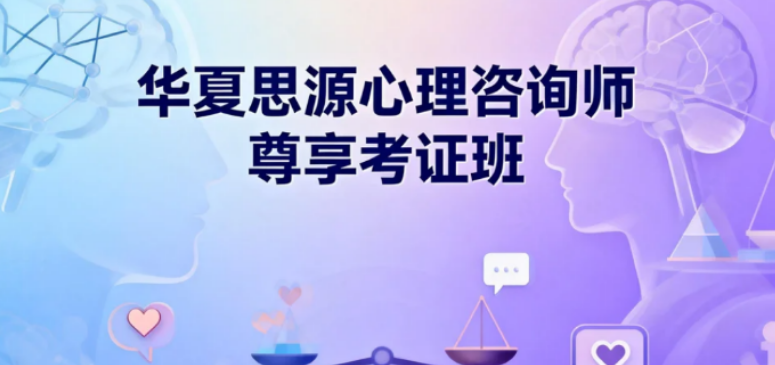 华夏思源心理学专家实力几何？硬核师资+科学体系，护航专业进阶
