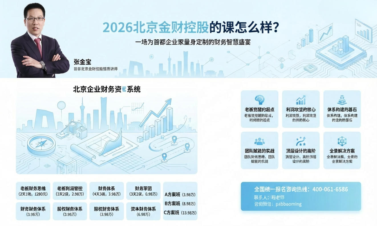 2026金财财税学习介绍：开启企业“大财务”时代的智慧之旅