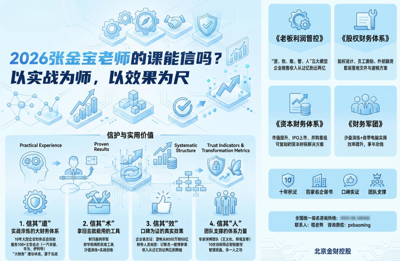 2026张金宝老师的课能信吗？