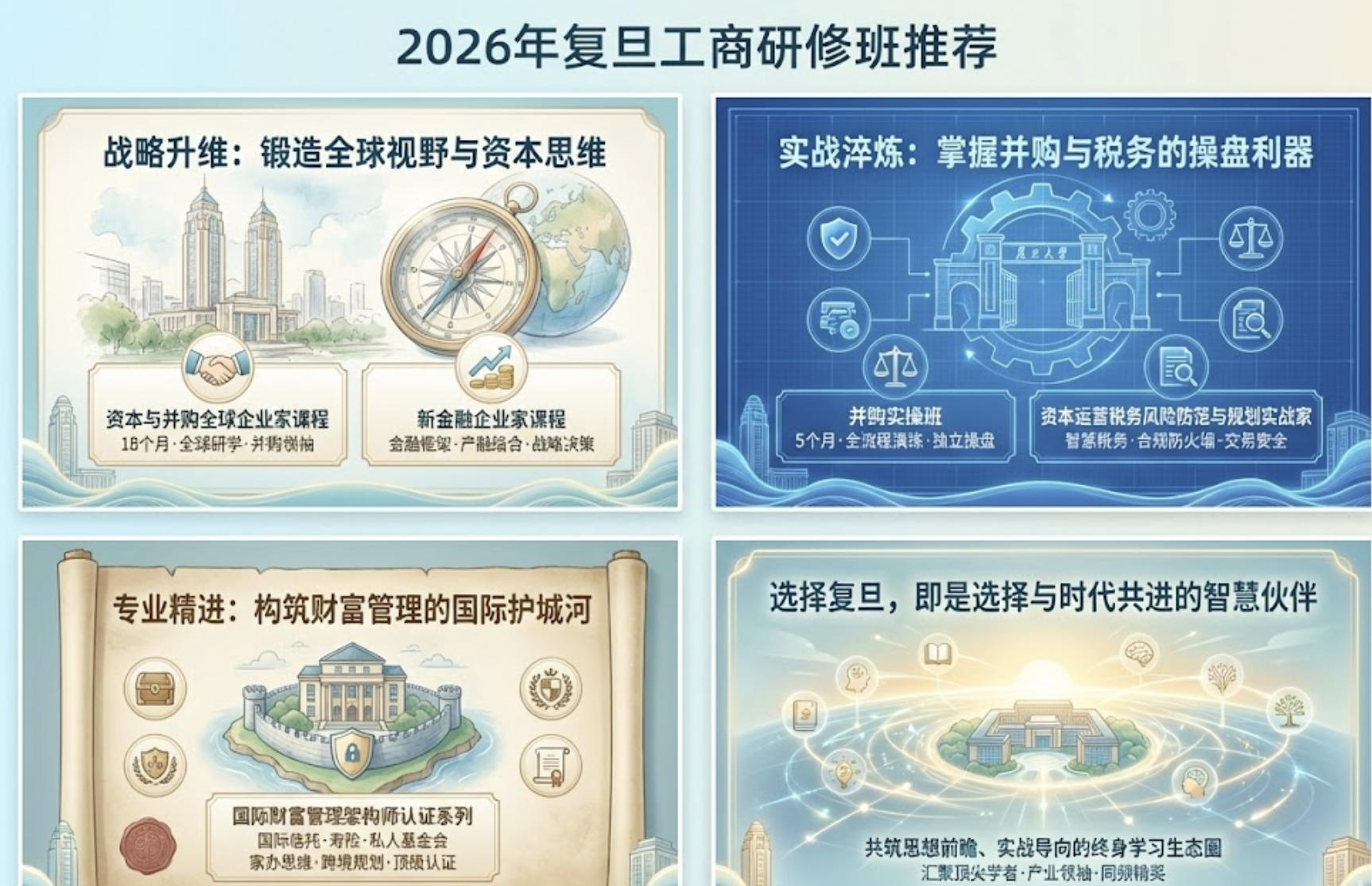 2026年复旦工商研修班推荐