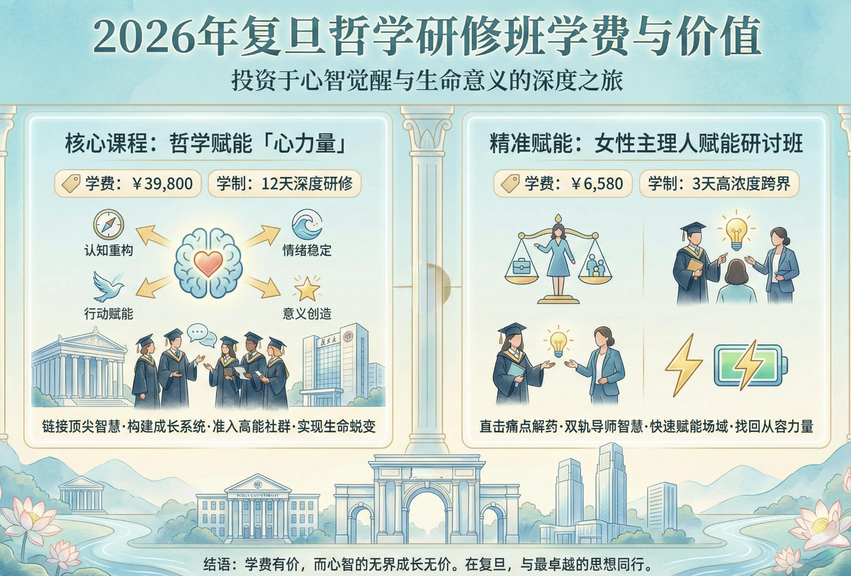 2026年复旦哲学研修班学费多少钱？