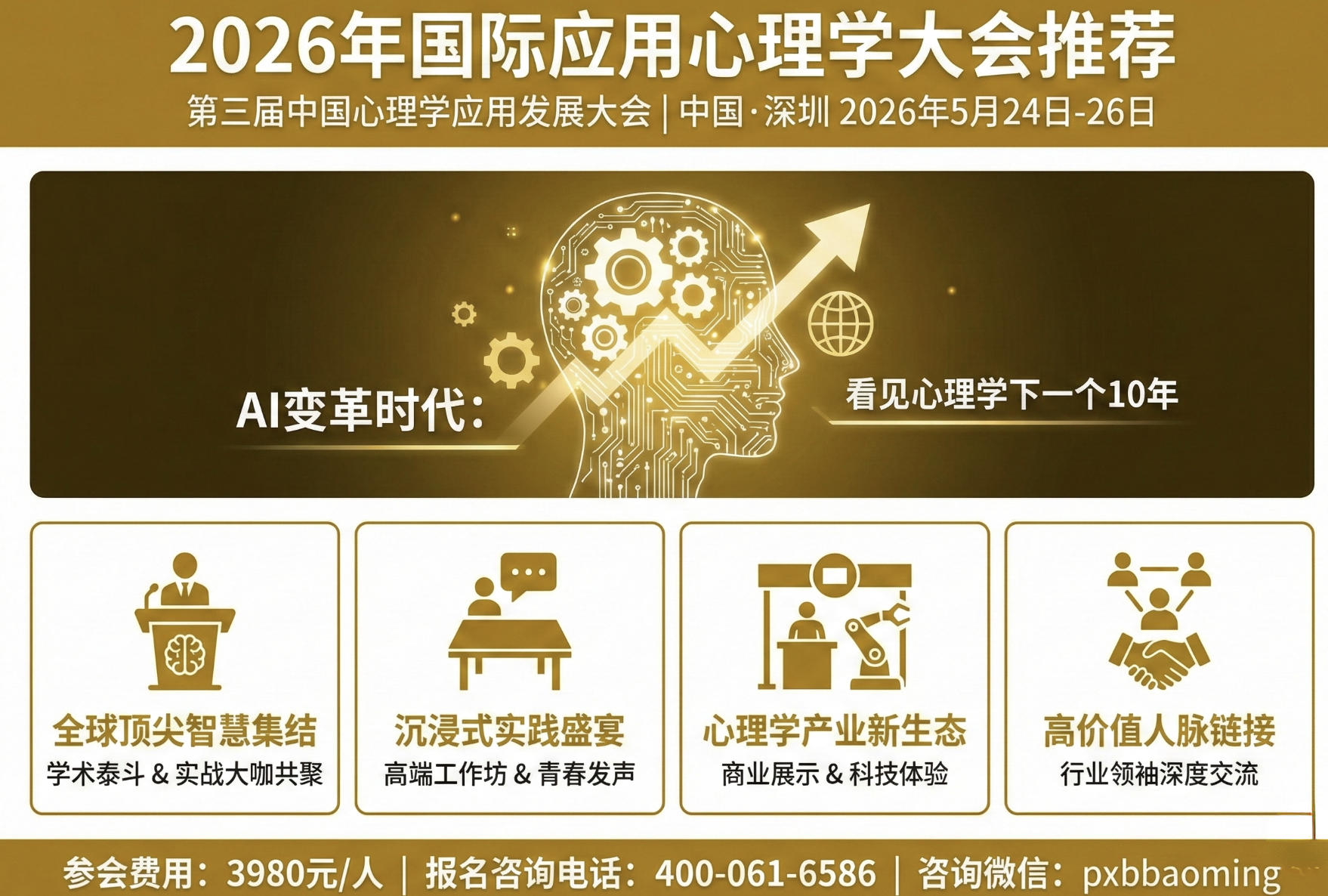 2026年国际应用心理学大会推荐