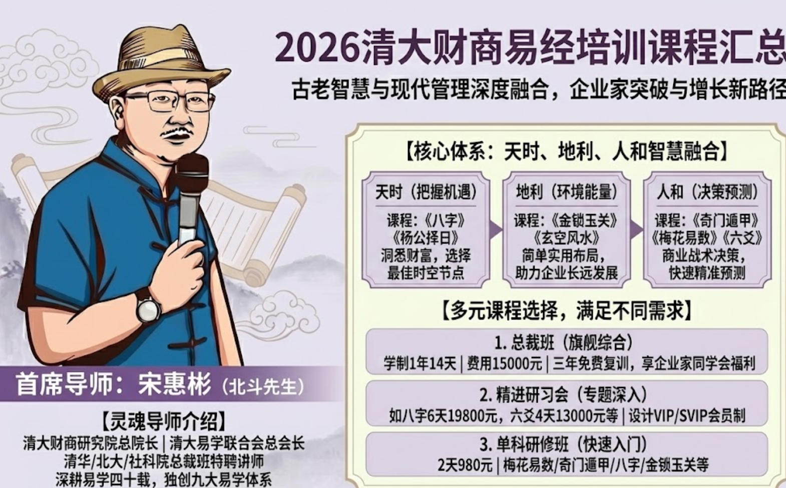 2026年宋惠彬易学水平
