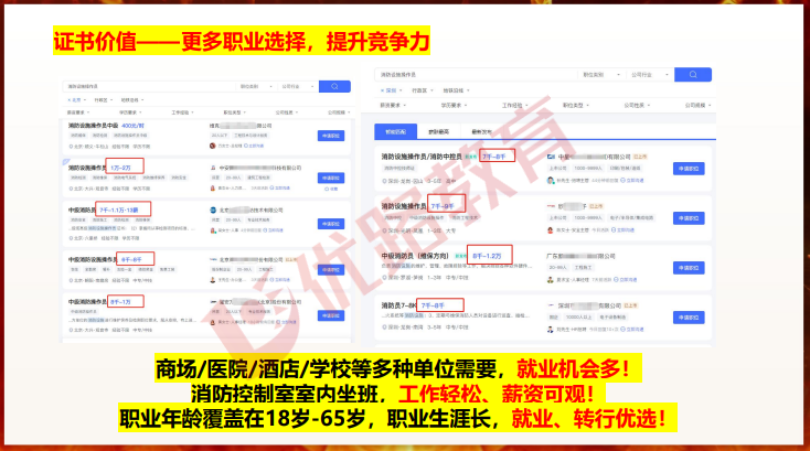 优路教育消防设施操作员项目
