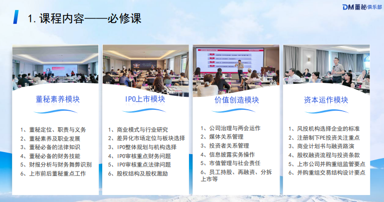 董秘实务操作研修班