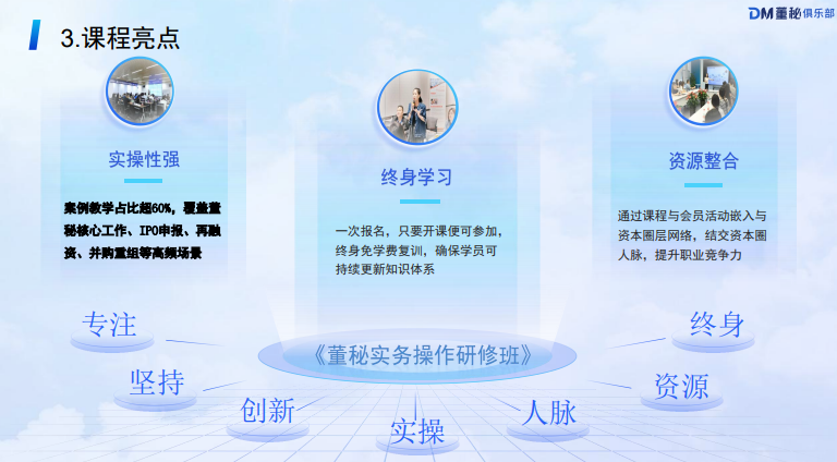 董秘实务操作研修班