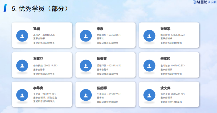 董秘实务操作研修班