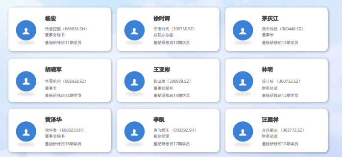 董秘实务操作研修班