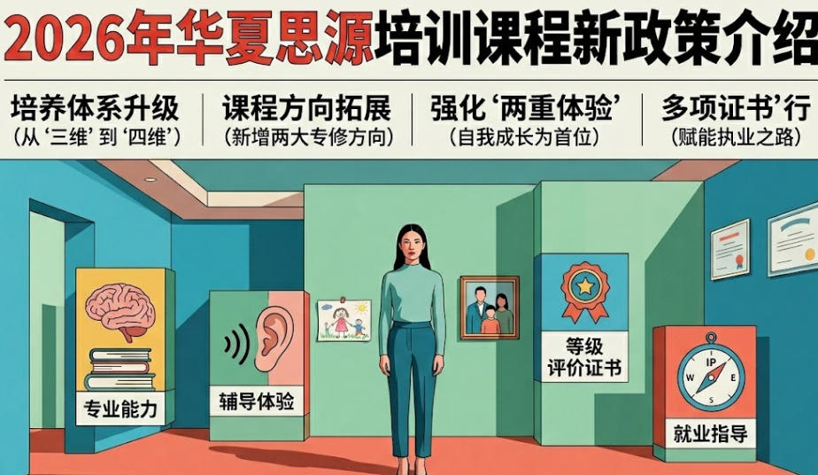 2026年华夏思源培训课程新政策介绍