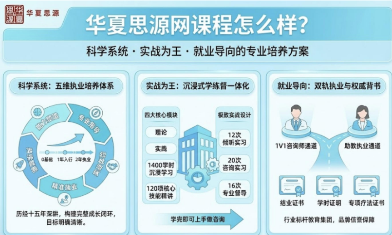 2026华夏思源心理怎么样？为梦想铺就一条真实的执业之路