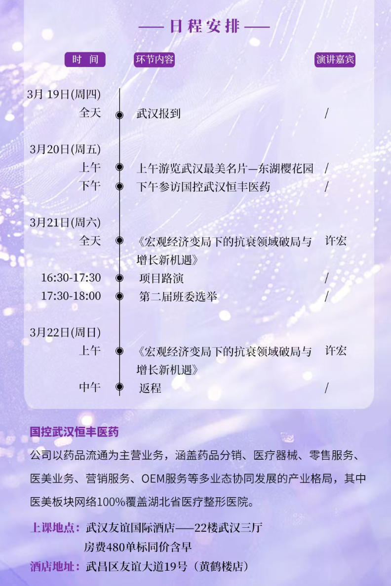2026年3月20-22日商帅商学院全国医美行业新领军人才班_许宏_宏观经济变局下的抗衰领域破局与增长新机遇