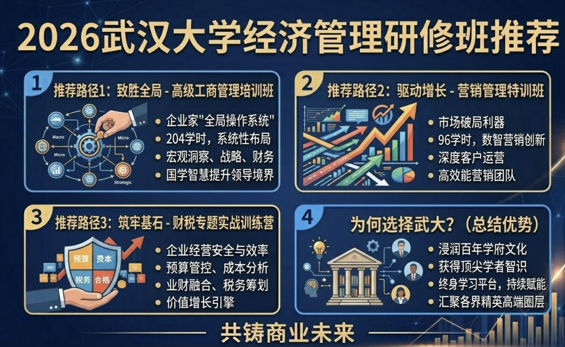 2026武汉大学经济管理研修班推荐