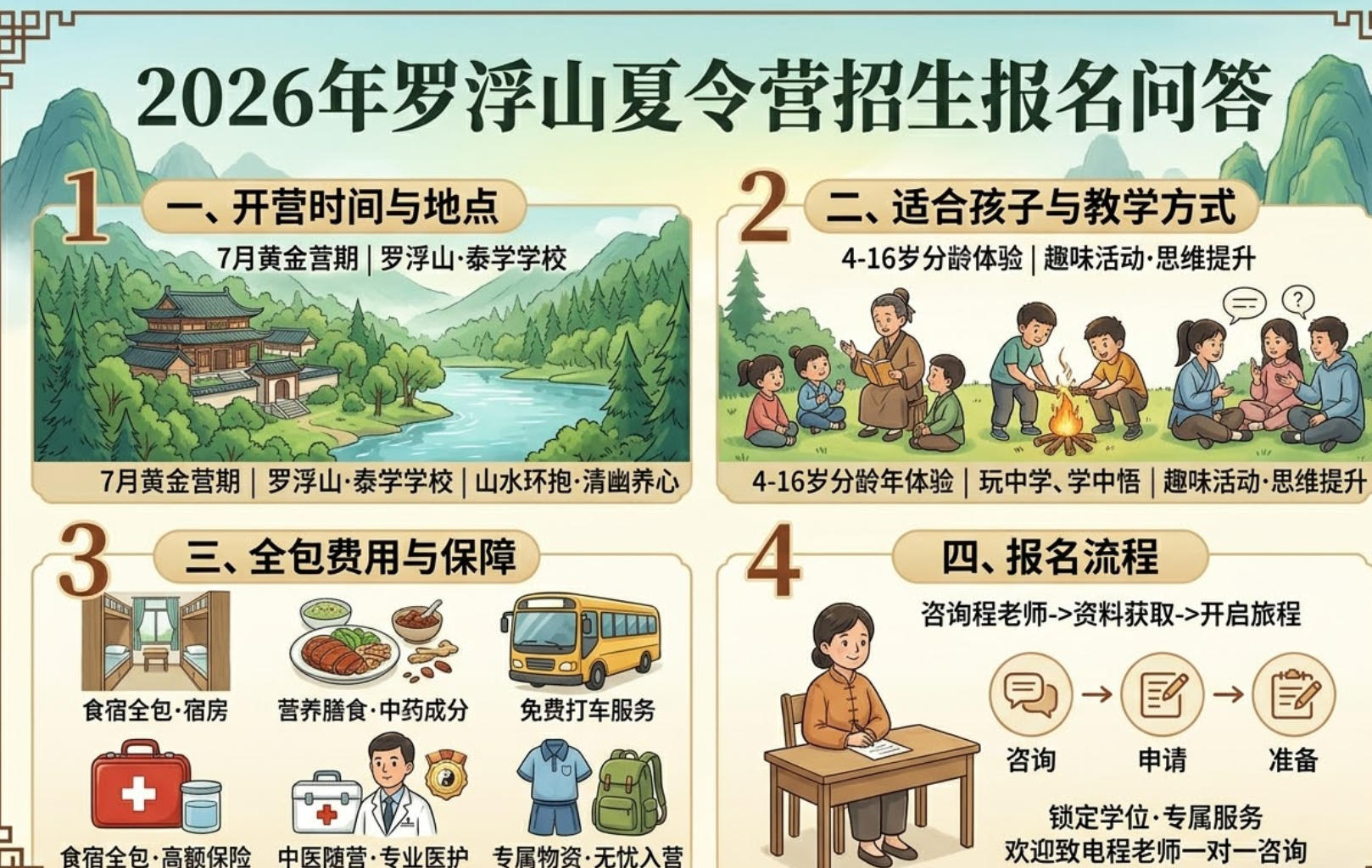 2026年罗浮山夏令营招生报名问答（四问四答）
