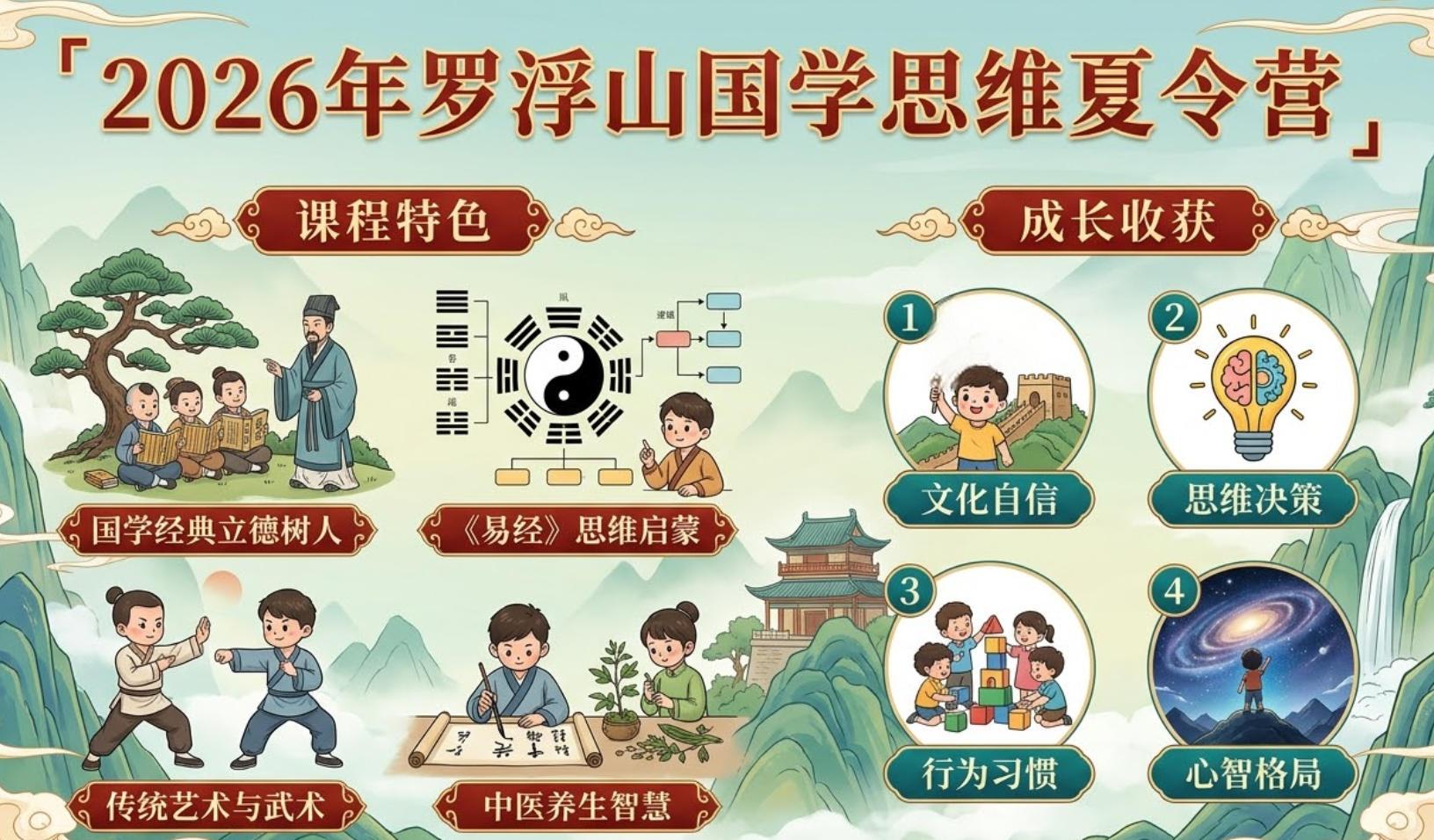 2026年罗浮山国学思维夏令营