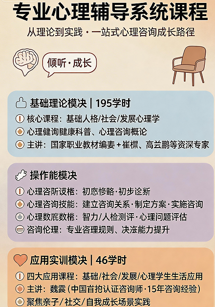 2026华夏思源心理咨询上海有授课点吗？线上赋能，解锁申城心理成长新路径