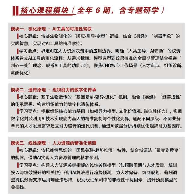 新时代人力资本与AI应用高级研修班