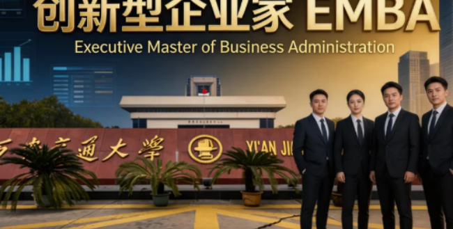 2026西安交大创新班（EMBA）报名条件详解