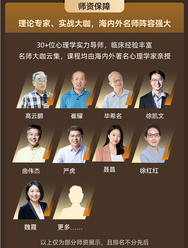 心理咨询师职业能力水平评价项目初级咨询能力班