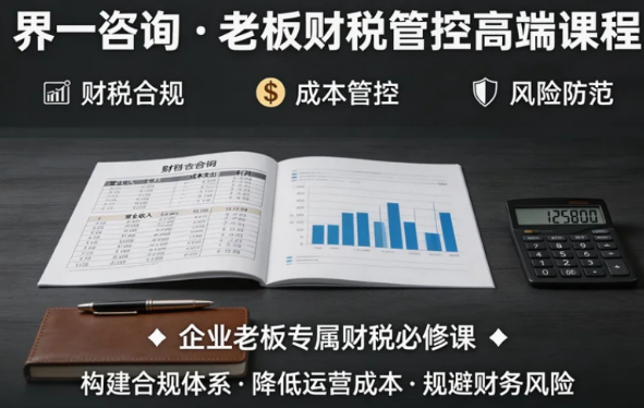 2026老板财税管控落地班介绍