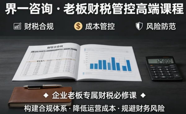 2026老板财税管控是什么课?