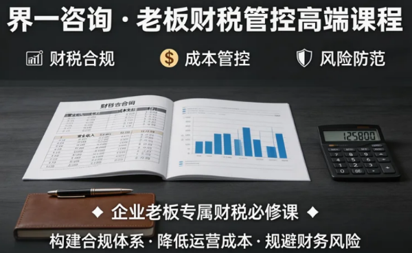 2026老板财税管控研修班介绍