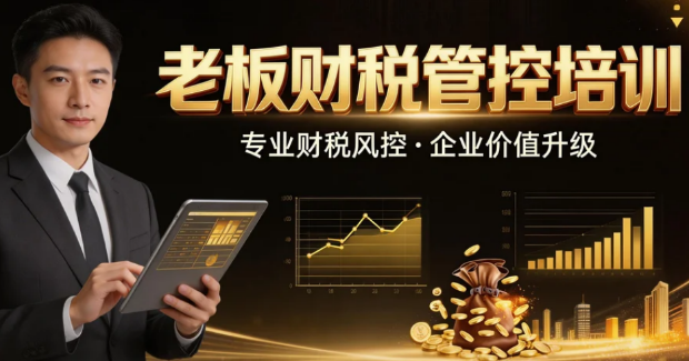2026老板必修的财税系统课介绍