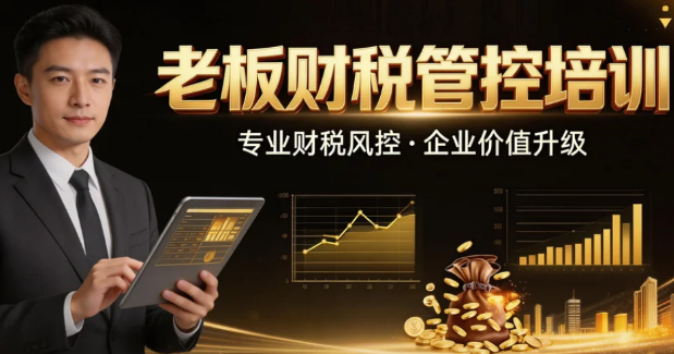 2026老板财税风险管控课程介绍