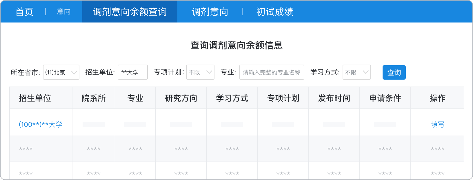 预调剂系统已开通！手把手教你填报，看完再操作不踩坑