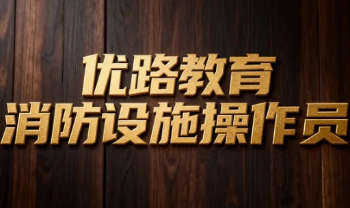 2026年优路消防设施操作员证考试的报名流程是什么