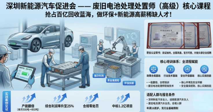 2026年废旧电池处理处置师就业前景如何？