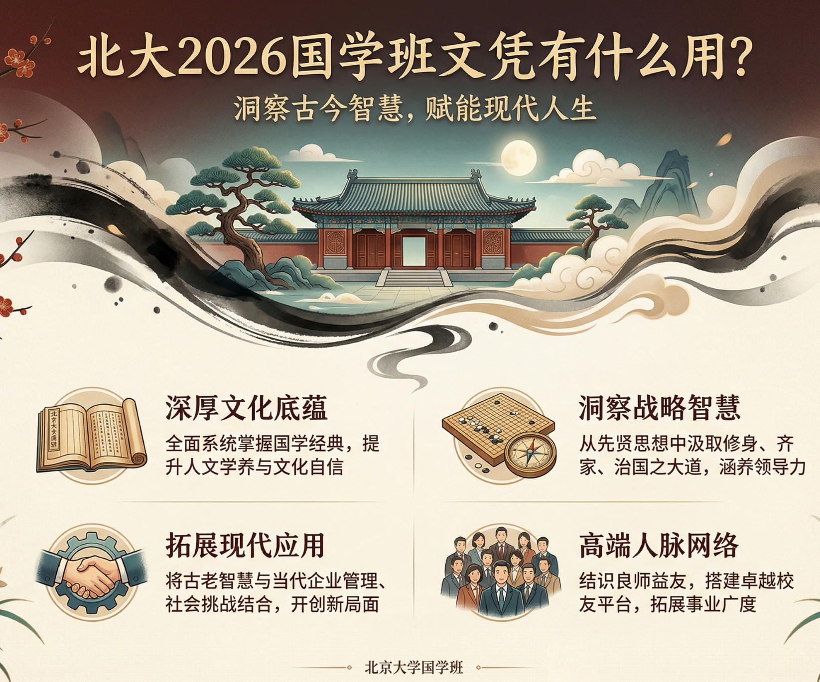 北大2026国学班文凭有什么用？