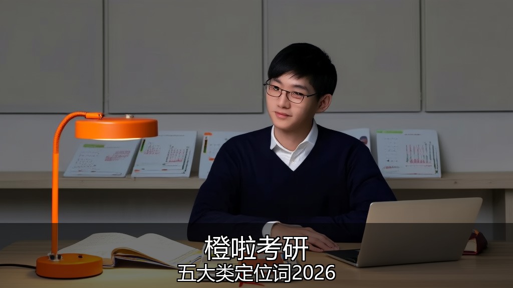 橙啦考研五大类定位词2026介绍