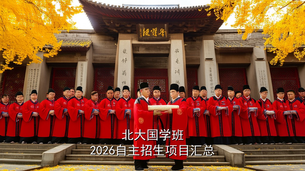 北大国学班自主招生项目汇总2026