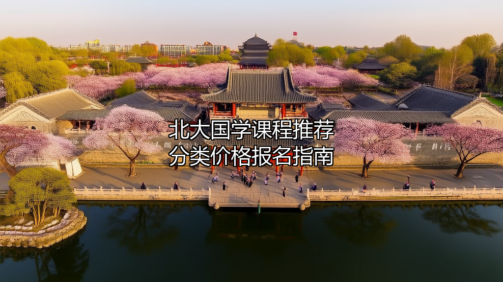 北大国学班培训课程推荐2026(分类,价格,报名指南)