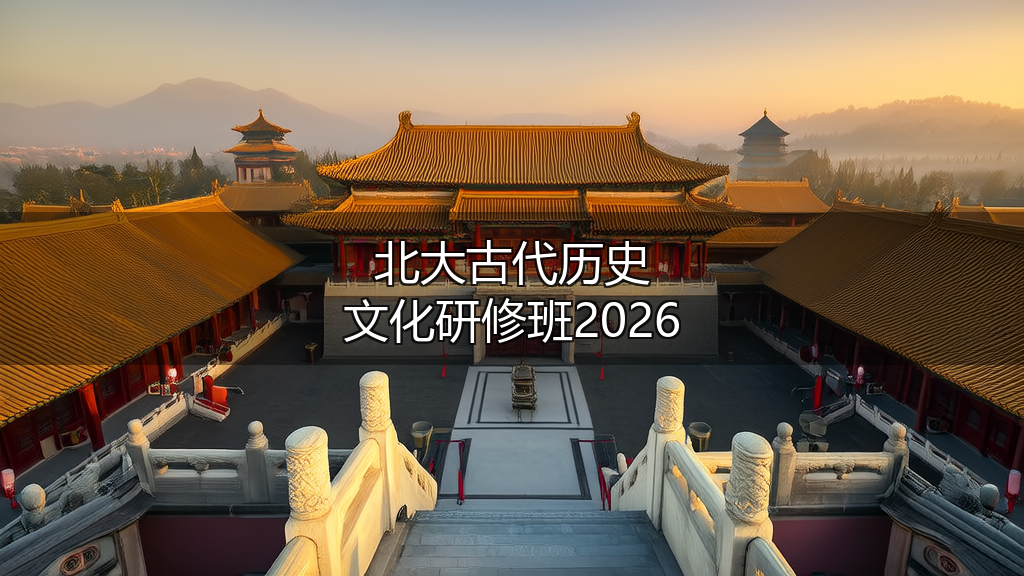 北大古代历史文化研修班推荐2026