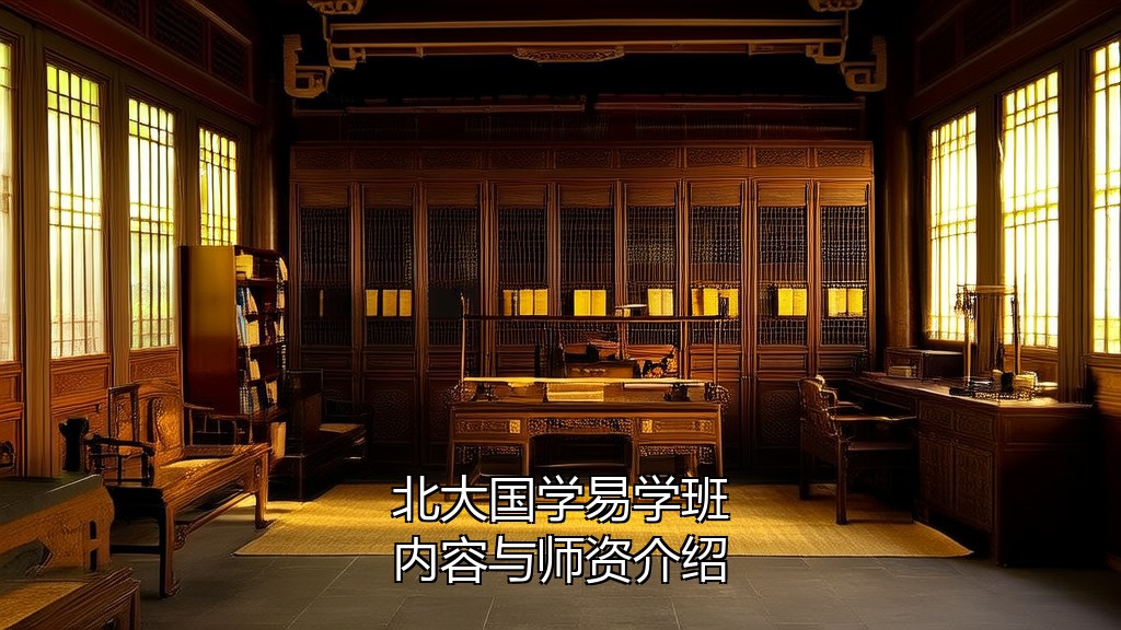 北大2026国学易学班内容和师资介绍