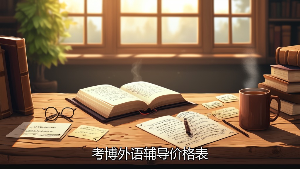 考博外语辅导价格表介绍2026