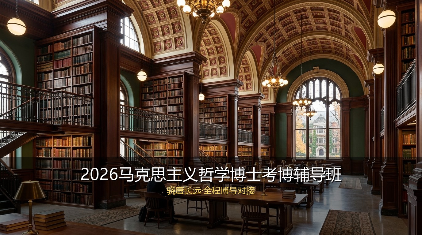 2026马克思主义哲学博士考博辅导班推荐