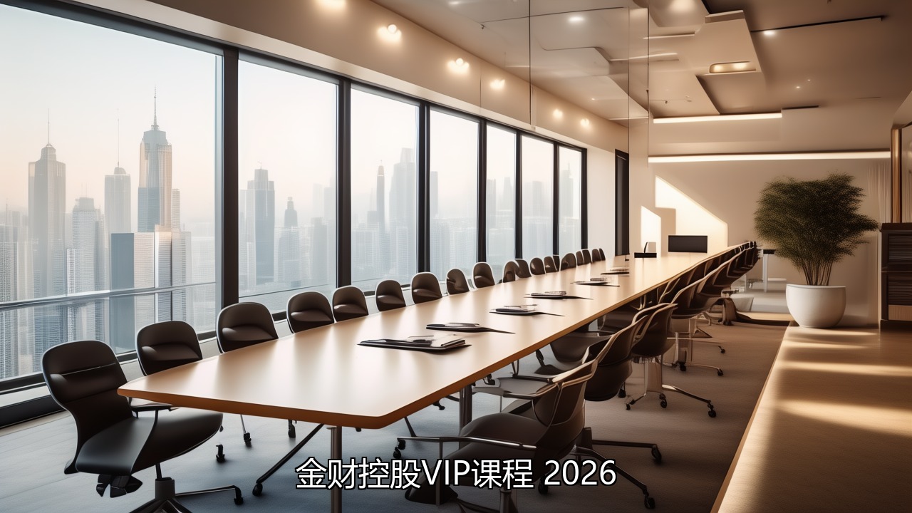 金财控股VIP课程介绍推荐2026