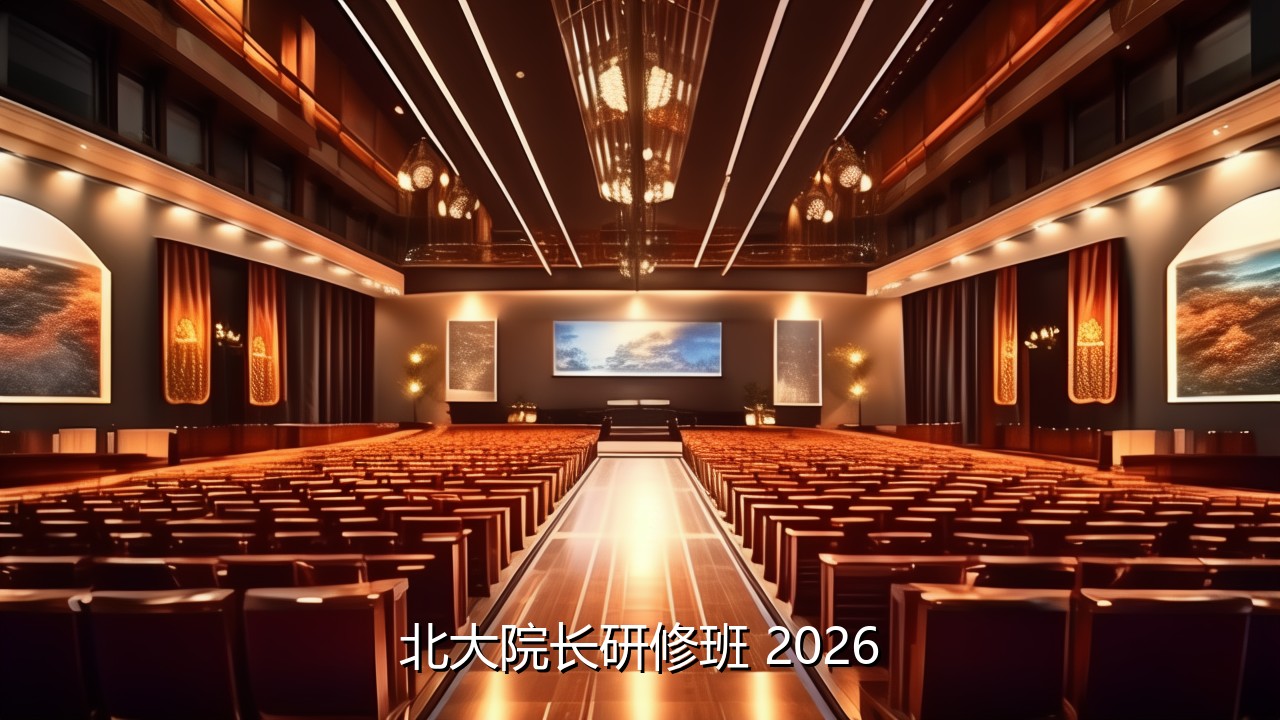 北大院长研修班有哪些2026