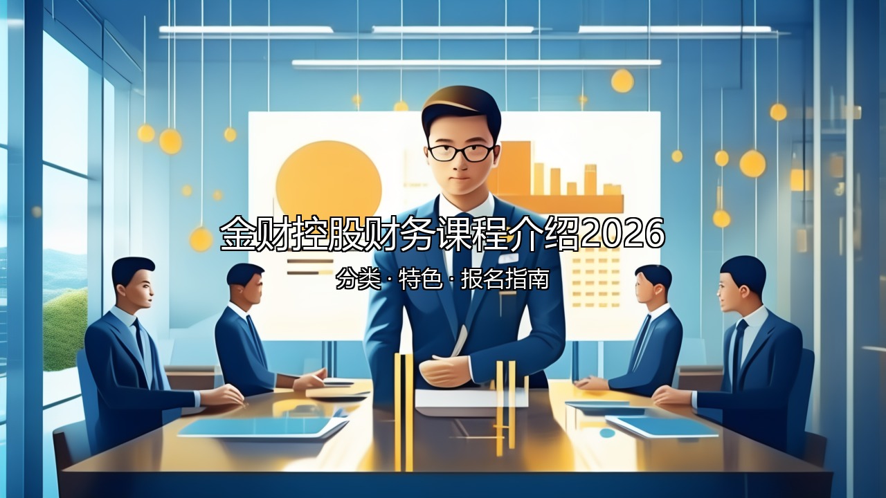 金财控股财务课程介绍2026（分类，特色，报名指南）